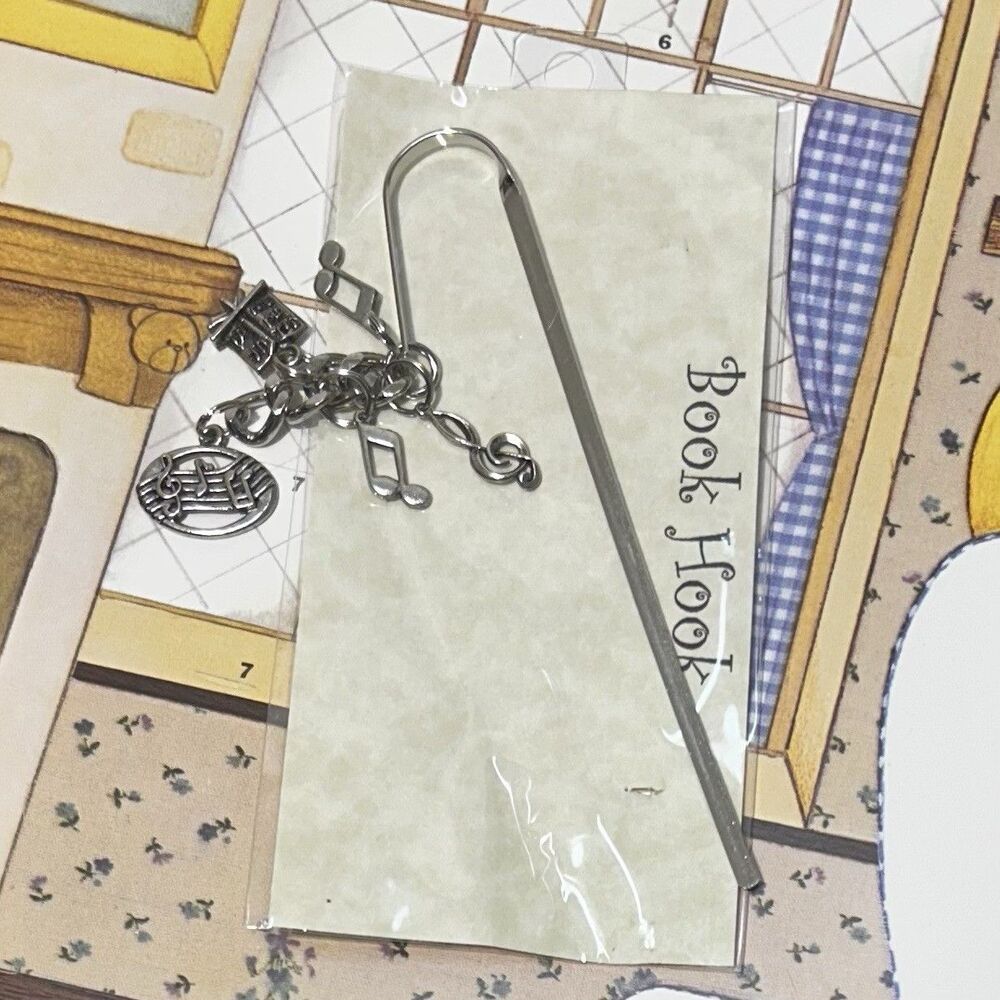 Lot of 4 Vintage Music Book Hook Bookmarks & Water Polo Charm Keychain New